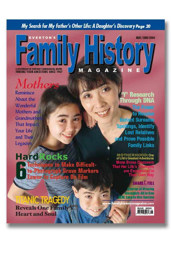 80+ page bi-monthly magazine for Family History